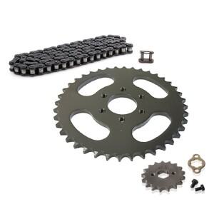 [호환품]428-104L 체인 14T-17T 전면 40 치아 후면 스프로킷 키트 125cc 200cc ATV 고 카트 UTV 버기 쿼드