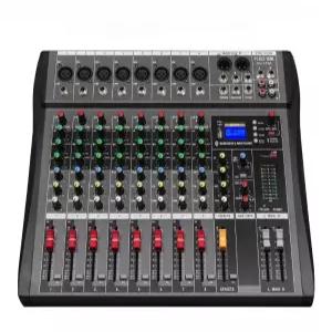음향 8채널 오디오 믹서기 믹싱 dps 내장 디지털 휴대용 녹음 콘솔