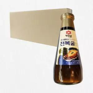 [로지프로] 백설 프리미엄 전복굴소스 350g 15개입 (1박스)