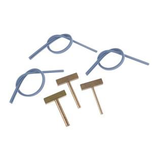 납땜 다리미 T 팁 헤드 구리 팁 고무 케이블 핫 프레스 LCD 스크린 픽셀 플렉스 수리 30W 세트당 2 개