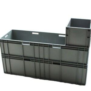 플라스틱 사각 물류상자 1M 물류 창고 대형 PP 정리 긴상자 박스 DS DN