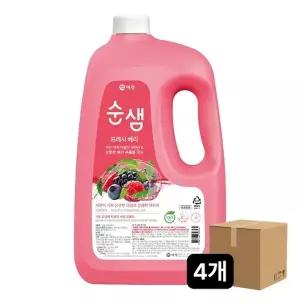 애경 순샘 주방세제 베리 3L 4개