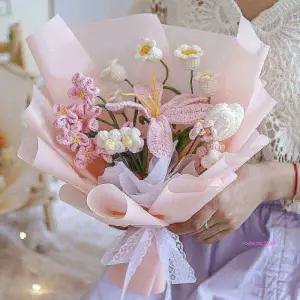 재롱잔치 졸업식 꽃다발 뜨개 발표회 니트 향기나는bcd544