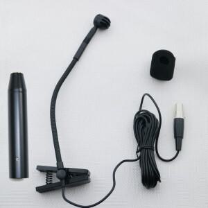 고감도 e600 악기용 단일지향성 콘덴서 마이크 (색소폰 오디오 믹싱 콘솔 믹서 XLR 3핀 48V)