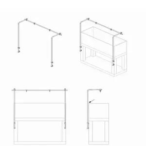 어항조명거치대 수조 조명스탠드 수족관 LED브래킷