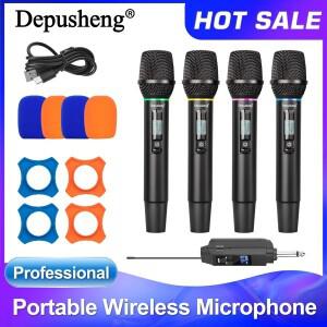KX1/2/4 전문 다이나믹 마이크 휴대용 가라오케 무선 야외 무대 공연 노래