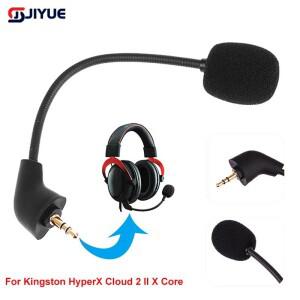 Kingston HyperX Cloud 2 II X Core Pro Silver 게임용 헤드셋 헤드폰 용 교체 마이크 3.5mm