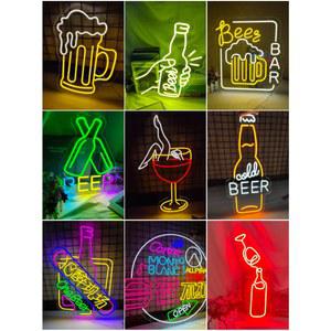 네온 라이트 청도 LED 조명 발광패치 1. 벽등 싸인볼 커피 화이트 원형