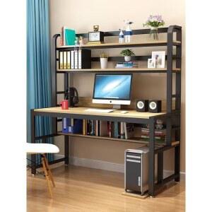 정면책상 책장 책상 세트 멀티 철제 문의 원룸 연한 100cm 책상세트 책장책상