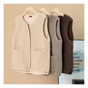 후리스 플리스 뽀글이 점퍼 자켓 집업 여성 양털조끼 수면 숏 948487