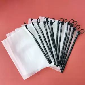 [셀러에이드]블랙링 용품 반투명 파우치 지퍼백 25cmx17cm