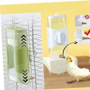 앵무새 높이조절 급수기 280ml 걸이식 새 물통 조류용