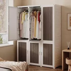 다용도 접이식 폴딩 케비닛 수납장 옷 수납함 옷장 리빙박스