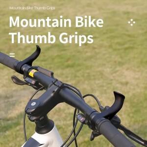 산악 자전거 핸들 바 엄지 블랙 그립 힘 레스트 편안함과 충격 흡수 액세서리