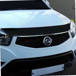 코란도C 본넷 가드 아크릴 후드 버그 가드 디플렉터