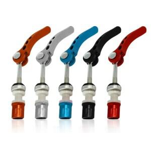 2pcs 산악 자전거 QR 도구 MTB 시트 튜브 클램프 나사 퀵 릴리스 레버 사이클링 도로 범용