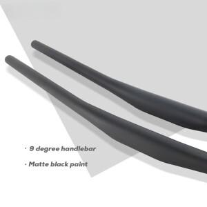 MTB 핸들바 680-760mm 풀 카본 파이버 직경 31.8mm 9 ° 산악 자전거용 매트 플랫