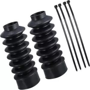 파트투 2pcs 모터사이클 프론트 포크 가드 커버 충격 흡수 부츠 39mm 범용 할리 스포츠스터 XL883 1200 ATV