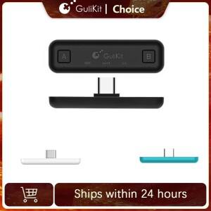 GuliKit NS07 Pro Type-C 송신기 닌텐도 호환 Switch NS OLED PS4 PS5 PC Route Air Bluetooth 무선 오디오