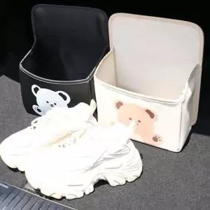 현이몰 트렁크 신발정리함 캐릭터 신발장 수납함 보관함 신발정리항 귀여운 자동차수납함 신발함 방수