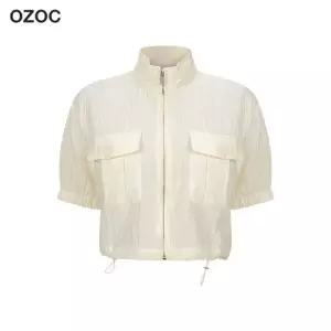 [오조크] 링클 반팔 숏점퍼