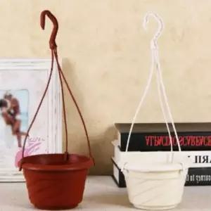 인테리어 화분 바구니 플라스틱 행잉 걸이 가드닝 화분걸이 행잉
