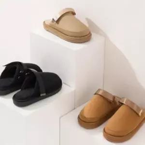 여성 겨울 퍼 안감 스트랩 뮬 슬리퍼 신발 컬러 패딩부츠 슬리퍼 미들부츠 여성 털부츠 겨울 화 방한