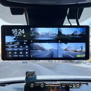 스카니아 R540카고 호환 터치LCD 호크W9 블랙박스 화물차4채널블랙박스 블박 분활화면