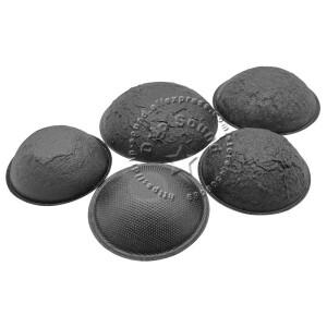 2개 60/64/74/80/133M 호환m 스피커 페이퍼 더스트 캡 베이스 서브우퍼 방진 돔 콘 커버 수리 부품