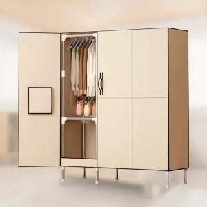 조립식 비키니옷장 자취 원룸 DIY 여닫이 옷걸이행거 시스템행거 틈새수납장 스탠드옷걸이