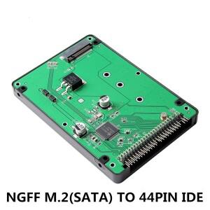 M2 IDE 어댑터 NGFF SATA SSD 2.5 변환기 카드 B + M 키 44 핀