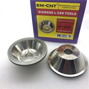 다이아몬드 스틸 연마 휠 전기 도금 EM-CNT 볼형 칼 고경도 날카로운 절단 도구