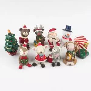 (7개세트) E10]크리스마스 피규어[설명참고] 동물친구들