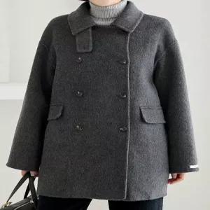 김여사 [빅사이즈] 겨울신상) 66-88) 윈터 울 하프코트 5CT512415