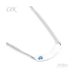 클루아조네 키즈 은목걸이 스터링실버 각인가능 CeK Kids 4007KN