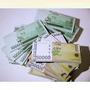 페이크머니 가짜 돈 지폐 지전 3종 80매 대용량 종이 장난감 화폐   웃긴 선물 템
