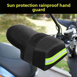 모터사이클 핸들바 방수 방풍 핸드 커버 모든 날씨 라이딩용 자외선 차단 바이크 핸들바 장갑 겨울용