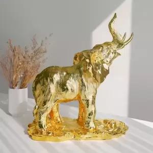 (옵션 럭셔리 황금 코끼리 장식품)황금 코끼리 장식품 빈티지 거실 인테리어 소품 집들이선물