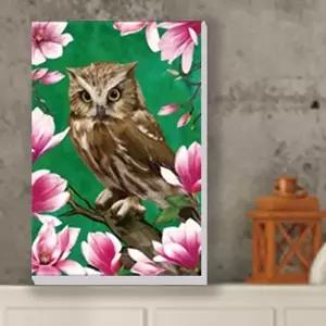 부엉이 그림 풍수 목련 꽃 액자 그림드림 3Owl-P6C (KYR-W5F0BB1)