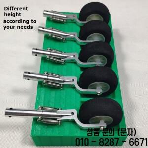 다양한 높이 옵션이있는 DIY RC 비행기 용 5mm 홀 랜딩 기어