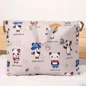 ( )팬더 이불 정리 보관 가방 다용도 의류 수납 75x50 대