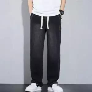 [골드스마일]루즈핏 와이드 남성 빈티지 데님 청바지 워싱 팬츠