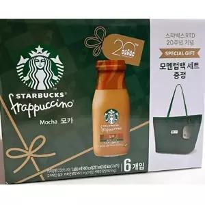 (한정판) 스타벅스 모카 281ml 6입 + 모멘텀백 추석 명절 선물세트