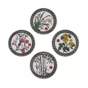 사군자 볼마커 매화 난초 국화 대나무 골프 용품