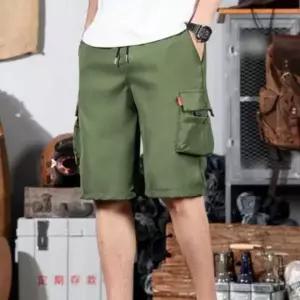 [골드스마일]여름용 남성 밴딩 카고 팬츠 반바지 바람막이 바지