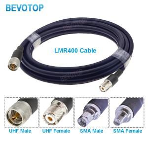 LMR400 케이블 50Ohm 50-7 PL259 UHF 수-SO239 암 피그테일 점퍼 햄 라디오 안테나 익스텐션 코드 RF 동축