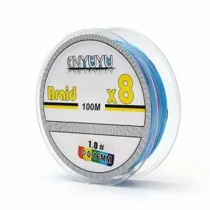 8합사 낚시줄 오색 합사라인 한치 전용 낚싯줄