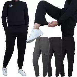 [모로엠] 남성 보카시 기모 카고 조거 팬츠 ON-PTK-QWFJZG83