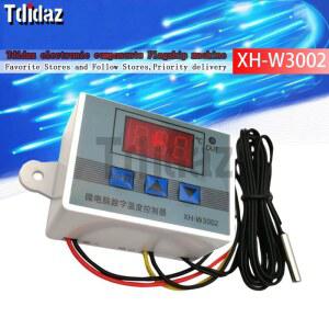 온도 센서 LED 디지털 컨트롤러 온도조절기 조절기 계량기 냉장고 가열 냉각 W3002 12V 24V 110V 220V