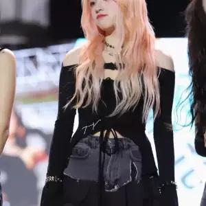 여자아이들 톰보이 무대의상 블랙 코스프레 공연복 걸그룹